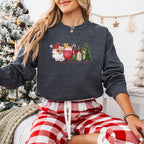 Tis The Season Santa Design - Christmas Unisex Crewneck T-Shirt Sweatshirt Hoodie