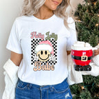 Holly Jolly Babe Smiley Design - Christmas Unisex Crewneck T-Shirt Sweatshirt Hoodie