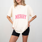 Pink Merry Design - Christmas Unisex Crewneck T-Shirt Sweatshirt Hoodie