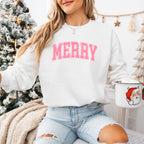 Pink Merry Design - Christmas Unisex Crewneck T-Shirt Sweatshirt Hoodie