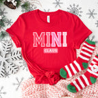 Pink Mini Claus Design - Christmas Unisex Crewneck T-Shirt Sweatshirt Hoodie