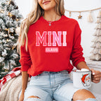 Pink Mini Claus Design - Christmas Unisex Crewneck T-Shirt Sweatshirt Hoodie