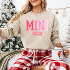 Pink Mini Claus Design - Christmas Unisex Crewneck T-Shirt Sweatshirt Hoodie
