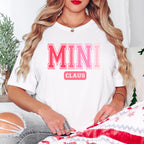 Pink Mini Claus Design - Christmas Unisex Crewneck T-Shirt Sweatshirt Hoodie