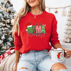 Mama Claus Lights Design - Christmas Unisex Crewneck T-Shirt Sweatshirt Hoodie