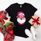 Santa Peace Symbol Glasses Design - Christmas Unisex Crewneck T-Shirt Sweatshirt Hoodie