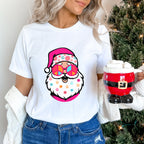Santa Peace Symbol Glasses Design - Christmas Unisex Crewneck T-Shirt Sweatshirt Hoodie