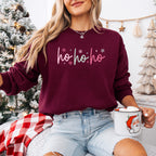 Ho Ho Ho Sprinkles Snowflakes Design - Christmas Unisex Crewneck T-Shirt Sweatshirt Hoodie