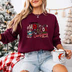 I Run On Hot Cocoa And Christmas Cheer - Christmas Unisex Crewneck T-Shirt Sweatshirt Hoodie