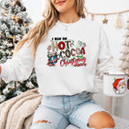 I Run On Hot Cocoa And Christmas Cheer - Christmas Unisex Crewneck T-Shirt Sweatshirt Hoodie