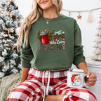 Just A Girl Who Loves Christmas Cup Design - Christmas Unisex Crewneck T-Shirt Sweatshirt Hoodie