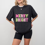 Merry And Bright - Christmas Unisex Crewneck T-Shirt Sweatshirt Hoodie