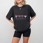 Cows Merry Christmas Designs - Christmas Unisex Crewneck T-Shirt Sweatshirt Hoodie