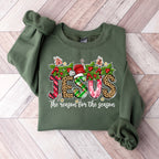 Jesus The Reason For The Season - Christmas Unisex Crewneck T-Shirt Sweatshirt Hoodie