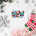 I am Snow Cute Design - Christmas Unisex Crewneck T-Shirt Sweatshirt Hoodie