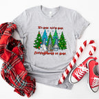 It's Fine We're Fine Everything is Fine Design - Christmas Unisex Crewneck T-Shirt Sweatshirt Hoodie