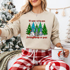 It's Fine We're Fine Everything is Fine Design - Christmas Unisex Crewneck T-Shirt Sweatshirt Hoodie