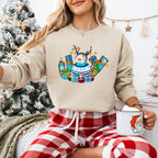 Joy Snowman Design - Christmas Unisex Crewneck T-Shirt Sweatshirt Hoodie