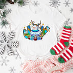 Joy Snowman Design - Christmas Unisex Crewneck T-Shirt Sweatshirt Hoodie