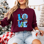 Love Santa Design - Christmas Unisex Crewneck T-Shirt Sweatshirt Hoodie