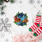 Santa Moon Design - Christmas Unisex Crewneck T-Shirt Sweatshirt Hoodie