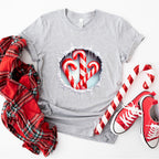 Cane Candy Christmas Design - Christmas Unisex Crewneck T-Shirt Sweatshirt Hoodie