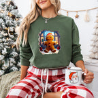 3D Cinnamon Cookie Christmas Design - Christmas Unisex Crewneck T-Shirt Sweatshirt Hoodie