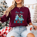 Tis The Snowman Season Design - Christmas Unisex Crewneck T-Shirt Sweatshirt Hoodie