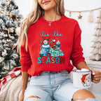 Tis The Snowman Season Design - Christmas Unisex Crewneck T-Shirt Sweatshirt Hoodie