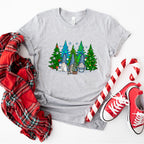 Gnomes Tree Christmas Design - Christmas Unisex Crewneck T-Shirt Sweatshirt Hoodie