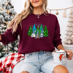 Gnomes Tree Christmas Design - Christmas Unisex Crewneck T-Shirt Sweatshirt Hoodie