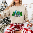 Gnomes Tree Christmas Design - Christmas Unisex Crewneck T-Shirt Sweatshirt Hoodie