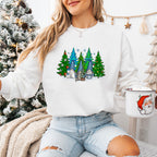 Gnomes Tree Christmas Design - Christmas Unisex Crewneck T-Shirt Sweatshirt Hoodie