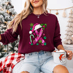 Breast Cancer Awareness Design - Christmas Unisex Crewneck T-Shirt Sweatshirt Hoodie