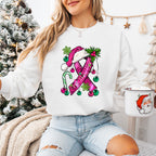 Breast Cancer Awareness Design - Christmas Unisex Crewneck T-Shirt Sweatshirt Hoodie