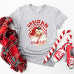 Christmas Vibes Cute Santa - Christmas Unisex Crewneck T-Shirt Sweatshirt Hoodie