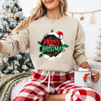 Merry Christmas Wallpaper Design - Christmas Unisex Crewneck T-Shirt Sweatshirt Hoodie