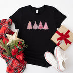 Pink Tree - Christmas Unisex Crewneck T-Shirt Sweatshirt Hoodie