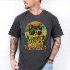 Best Cat Dad Ever Father's Day Unisex Crewneck T-Shirt Sweatshirt Hoodie