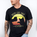 Best Cat Dad Father's Day Unisex Crewneck T-Shirt Sweatshirt Hoodie