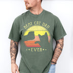 Best Cat Dad Father's Day Unisex Crewneck T-Shirt Sweatshirt Hoodie