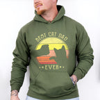 Best Cat Dad Father's Day Unisex Crewneck T-Shirt Sweatshirt Hoodie