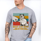 Cat Dad Father's Day Unisex Crewneck T-Shirt Sweatshirt Hoodie