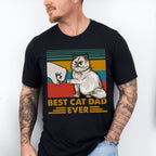 Cat Dad Father's Day Unisex Crewneck T-Shirt Sweatshirt Hoodie