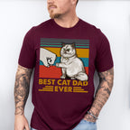 Cat Dad Father's Day Unisex Crewneck T-Shirt Sweatshirt Hoodie