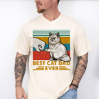 Cat Dad Father's Day Unisex Crewneck T-Shirt Sweatshirt Hoodie
