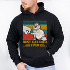 Cat Dad Father's Day Unisex Crewneck T-Shirt Sweatshirt Hoodie