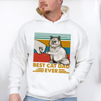 Cat Dad Father's Day Unisex Crewneck T-Shirt Sweatshirt Hoodie