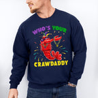 Mardi Gras Crawdaddy Father's Day Unisex Crewneck T-Shirt Sweatshirt Hoodie