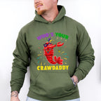 Mardi Gras Crawdaddy Father's Day Unisex Crewneck T-Shirt Sweatshirt Hoodie